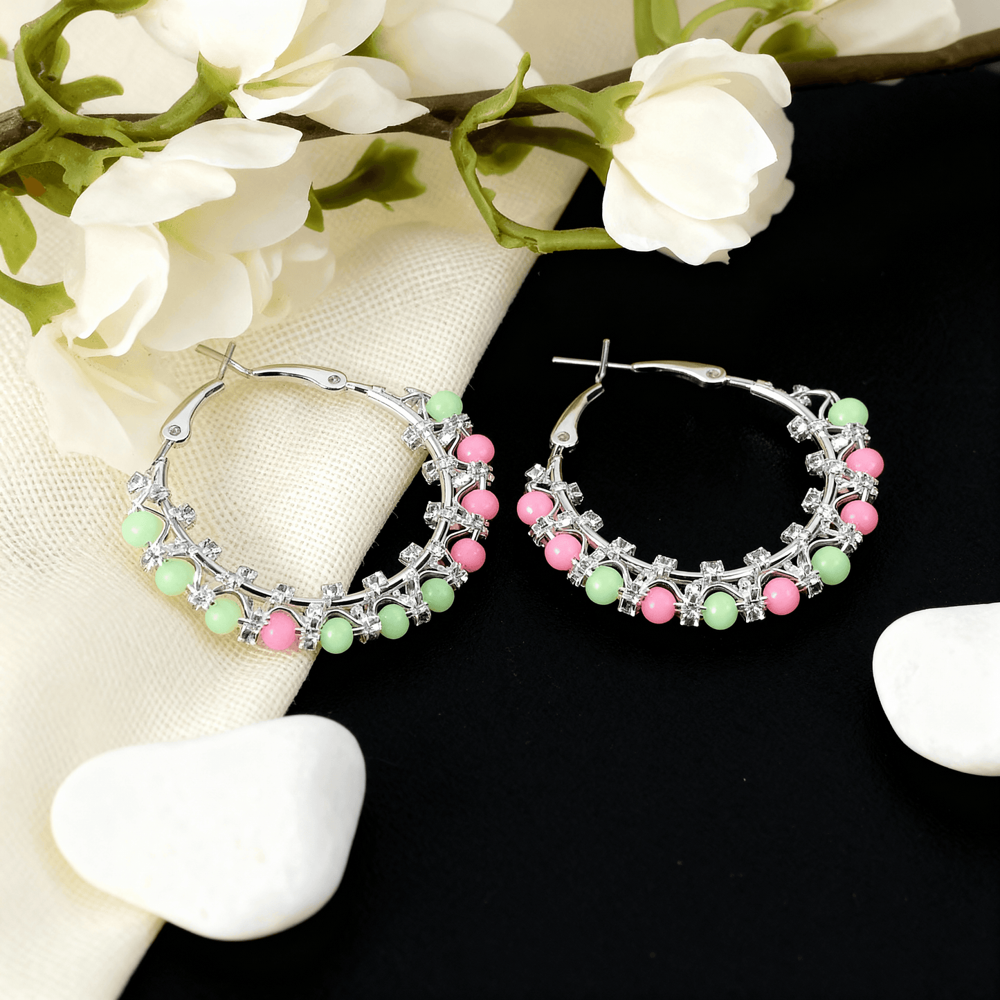 Silver Plated Hoop Earrings