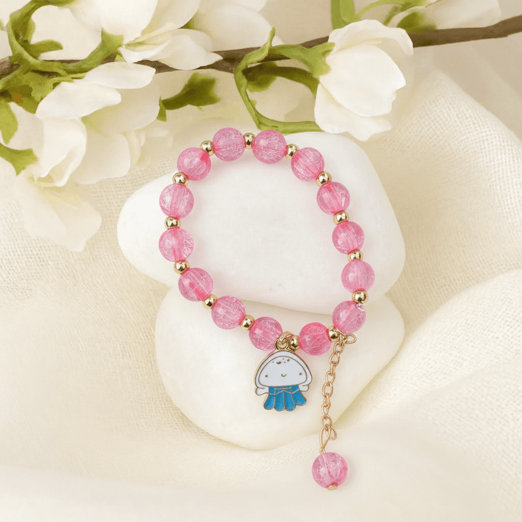 pink bracelet
