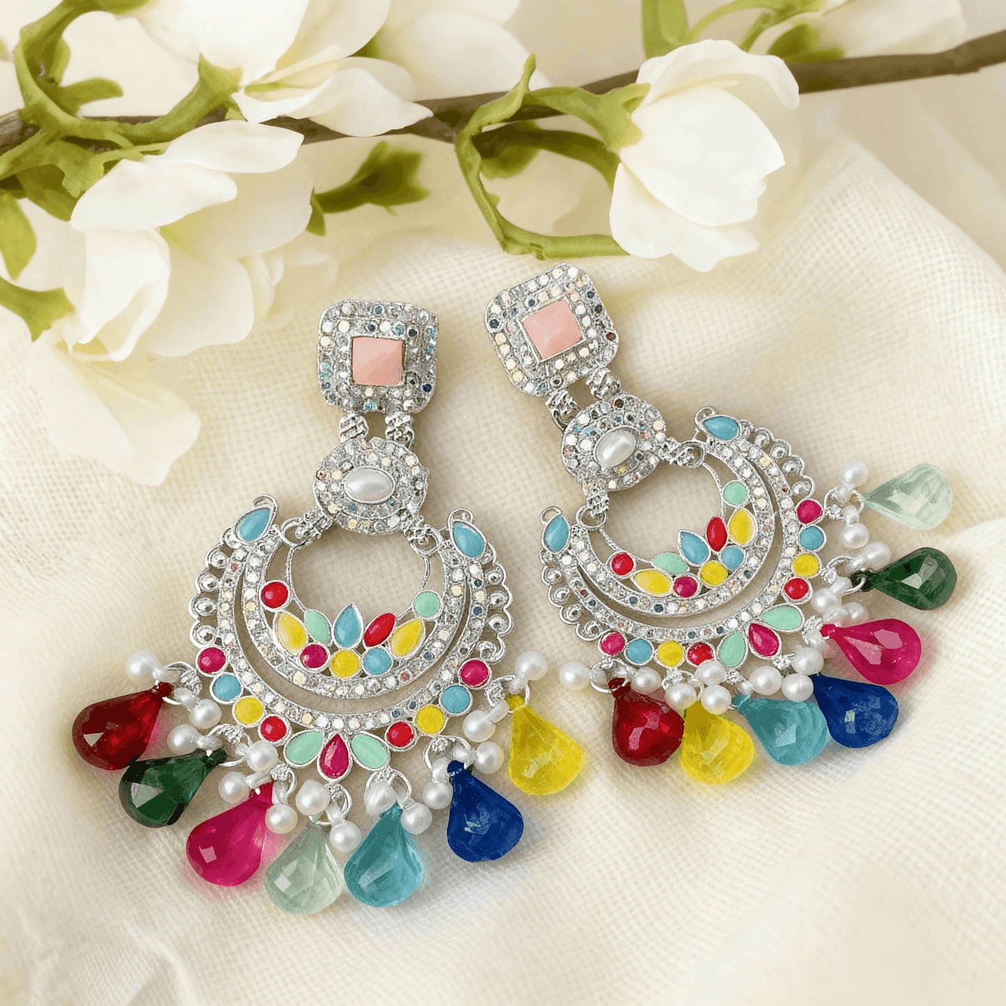 Multi Colour Jhumka