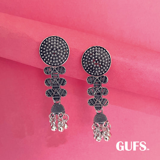 Oxidized Gold Jhumkas