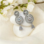 Oxidized Silver Jhumka Earrings Combo Set of 16 Pairs - GUFS Premium German Silver Collection