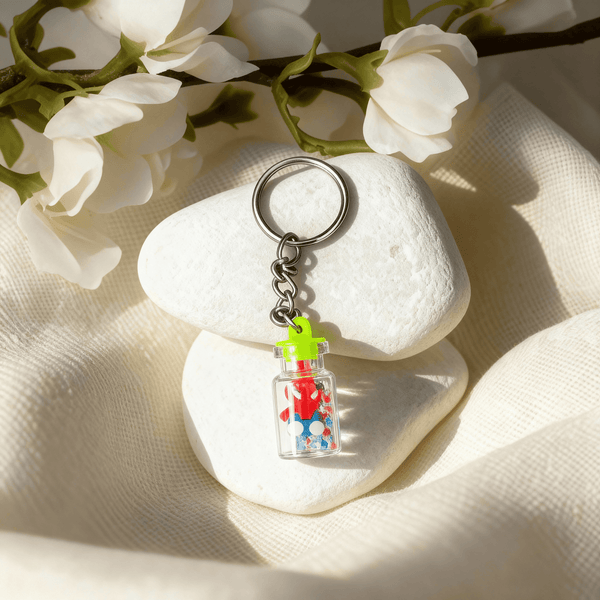 Spiderman Mini Bottle Keychain