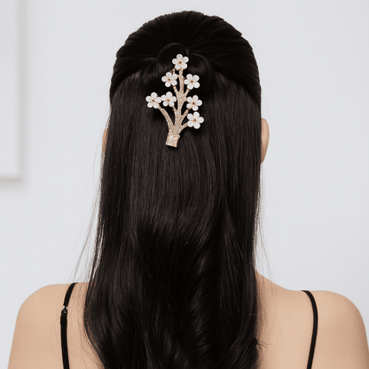 Hair Gold Tree Clip