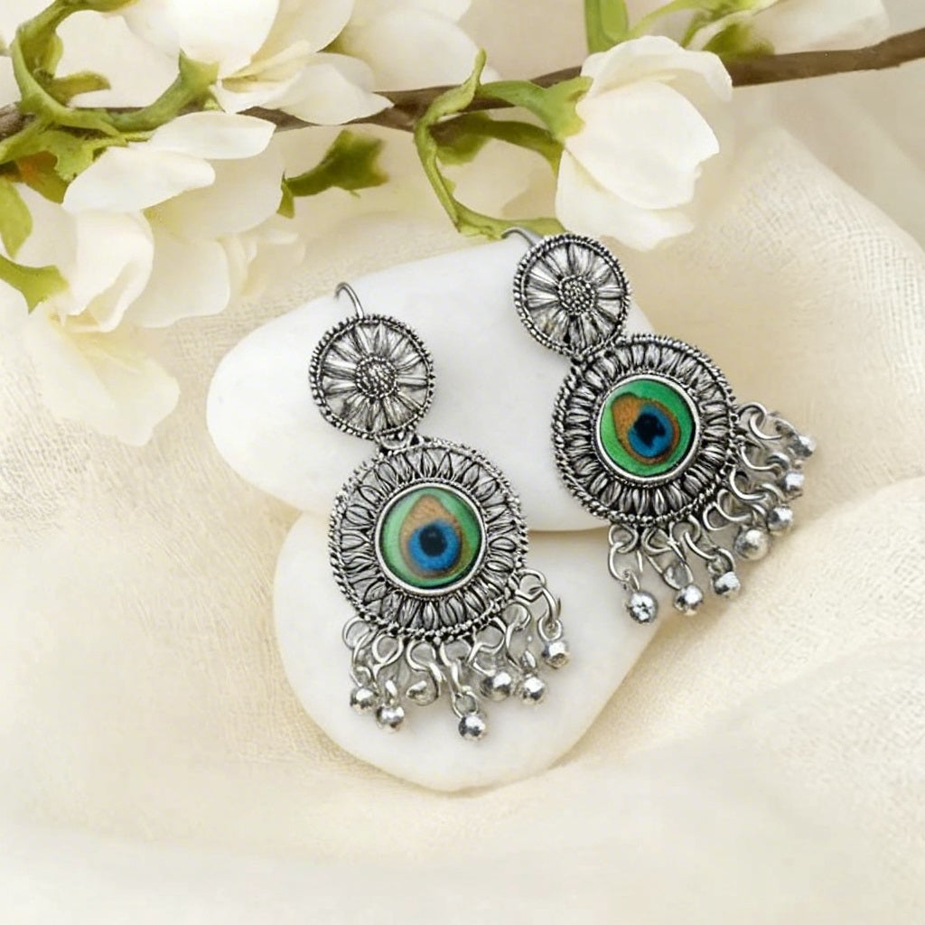 Oxidized Silver Jhumka Earrings Combo Set of 16 Pairs - GUFS Premium German Silver Collection