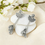 Oxidized Silver Jhumka Earrings Combo Set of 16 Pairs - GUFS Premium German Silver Collection
