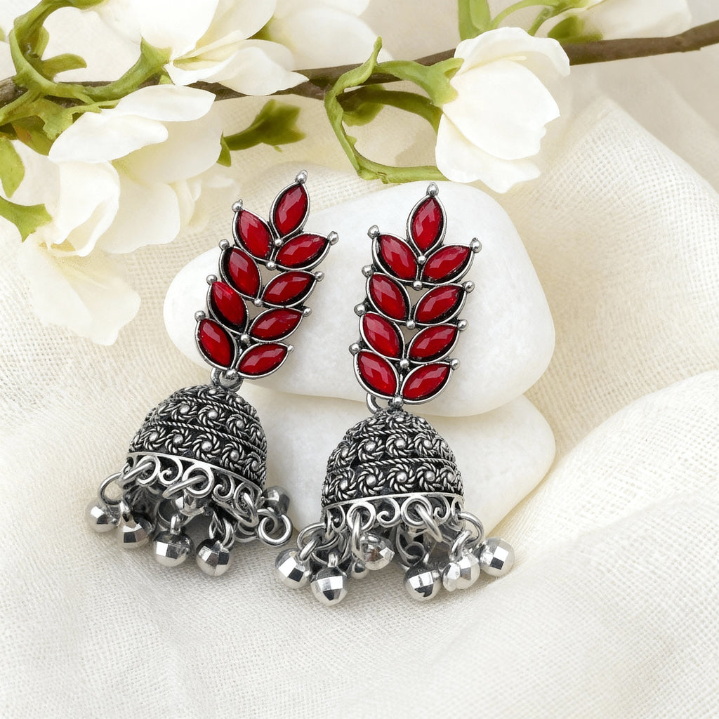Premium 16 Jhumkas Gift Box Hamper - Traditional Oxidized Earrings Collection