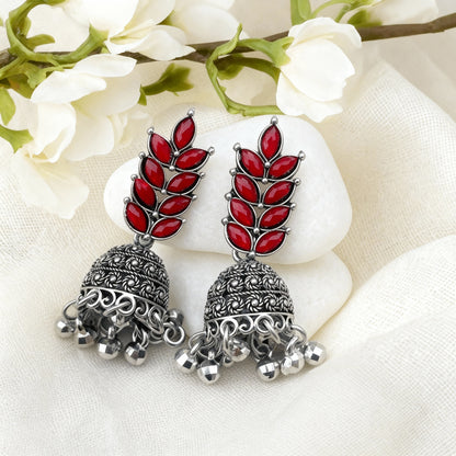 Premium 16 Jhumkas Gift Box Hamper - Traditional Oxidized Earrings Collection