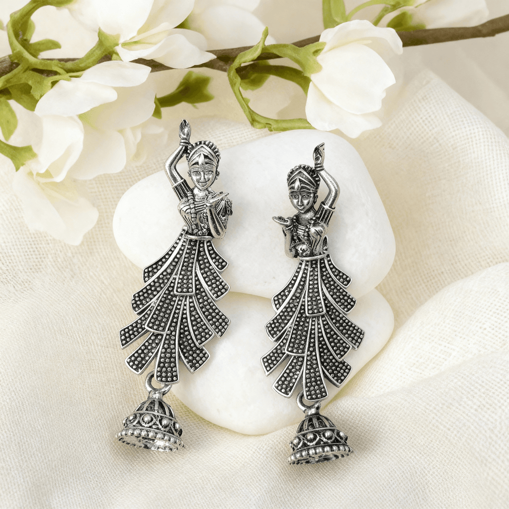 Premium 16 Jhumkas Gift Box Hamper - Traditional Oxidized Earrings Collection