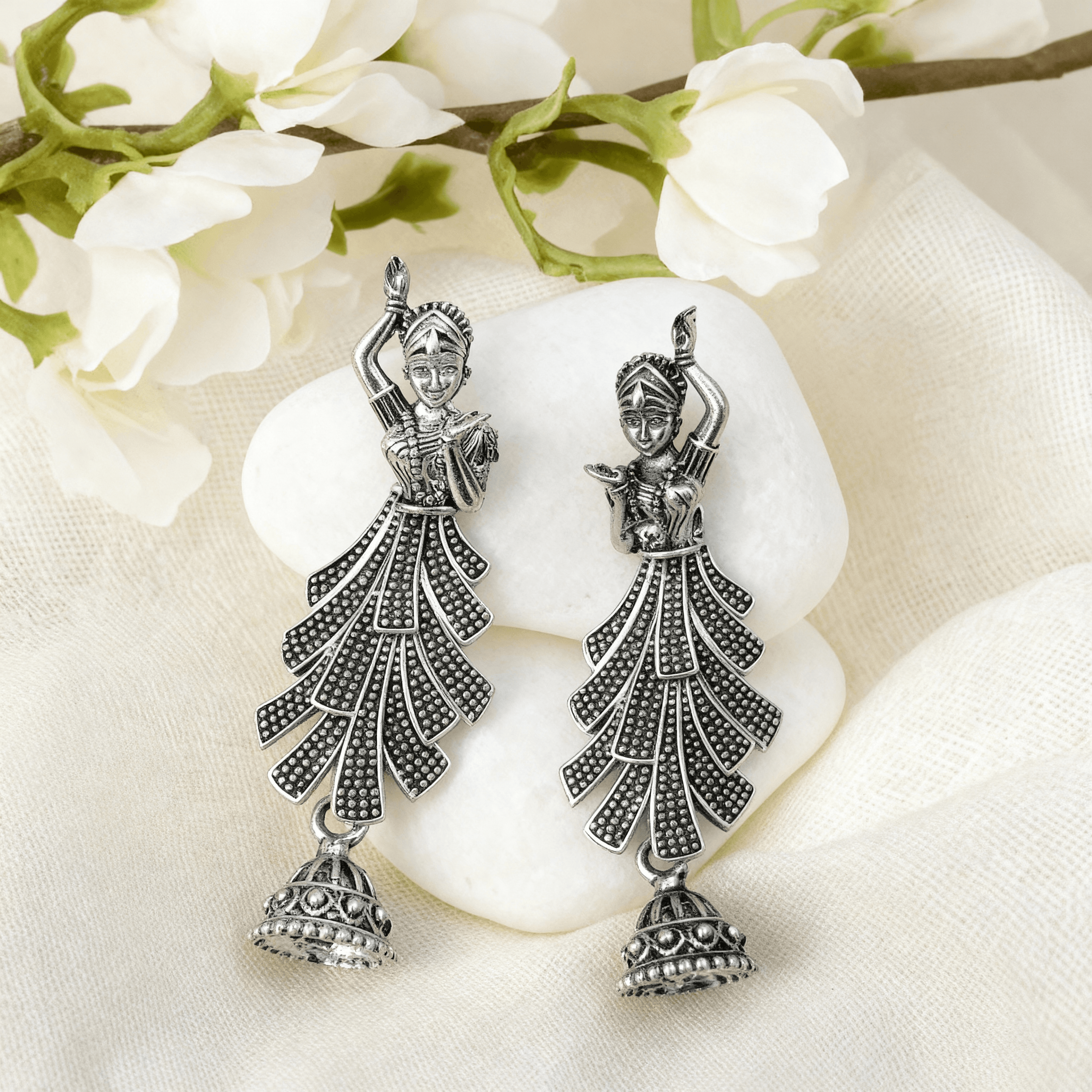 Premium 16 Jhumkas Gift Box Hamper - Traditional Oxidized Earrings Collection