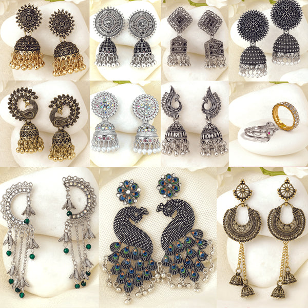 Viral Combo 10 Jumkas + 2 Rings + 1 Keychain + 1 love Card With 4 Photos