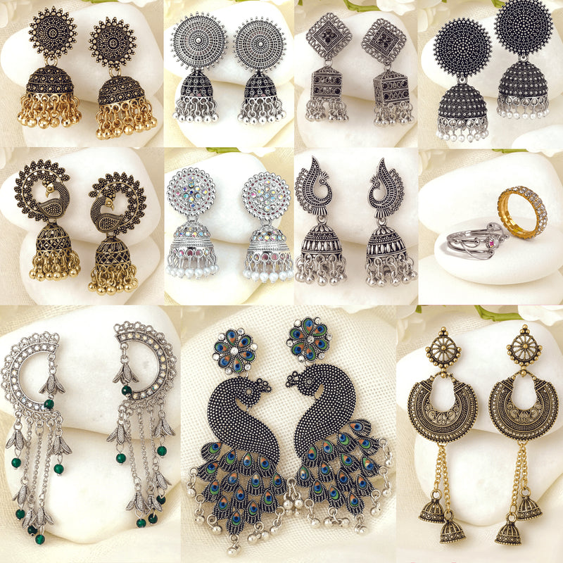 Viral Combo 10 Jumkas + 2 Rings + 1 Keychain + 1 love Card With 4 Photos