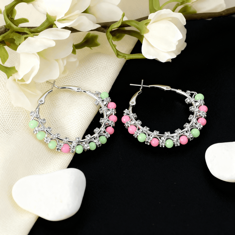 Silver Plated Hoop Earrings