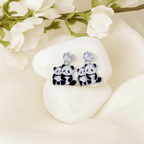 GUFS Oxidized Earrings Set - 12 Designer Studs with Gift Box