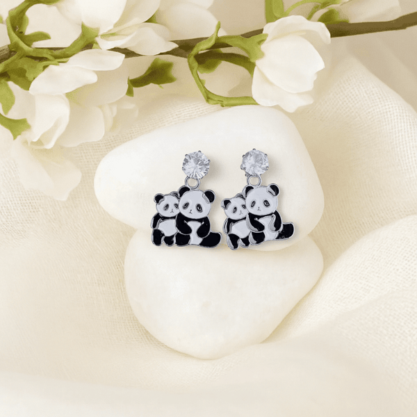 Cute Panda Stud Earrings