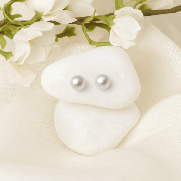 Classic Pearl Stud Earrings