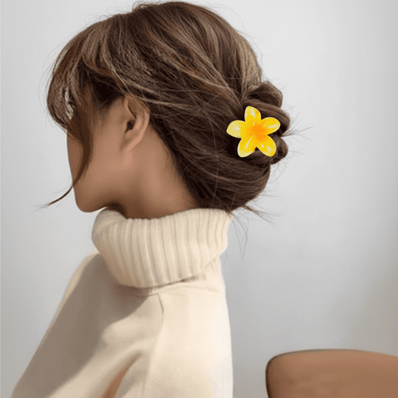 flower hair clip