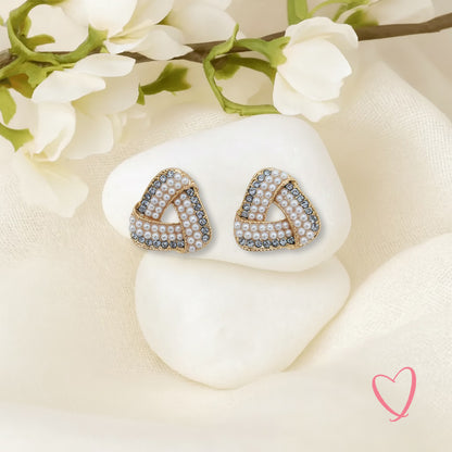 GUFS Oxidized Earrings Set - 12 Designer Studs with Gift Box